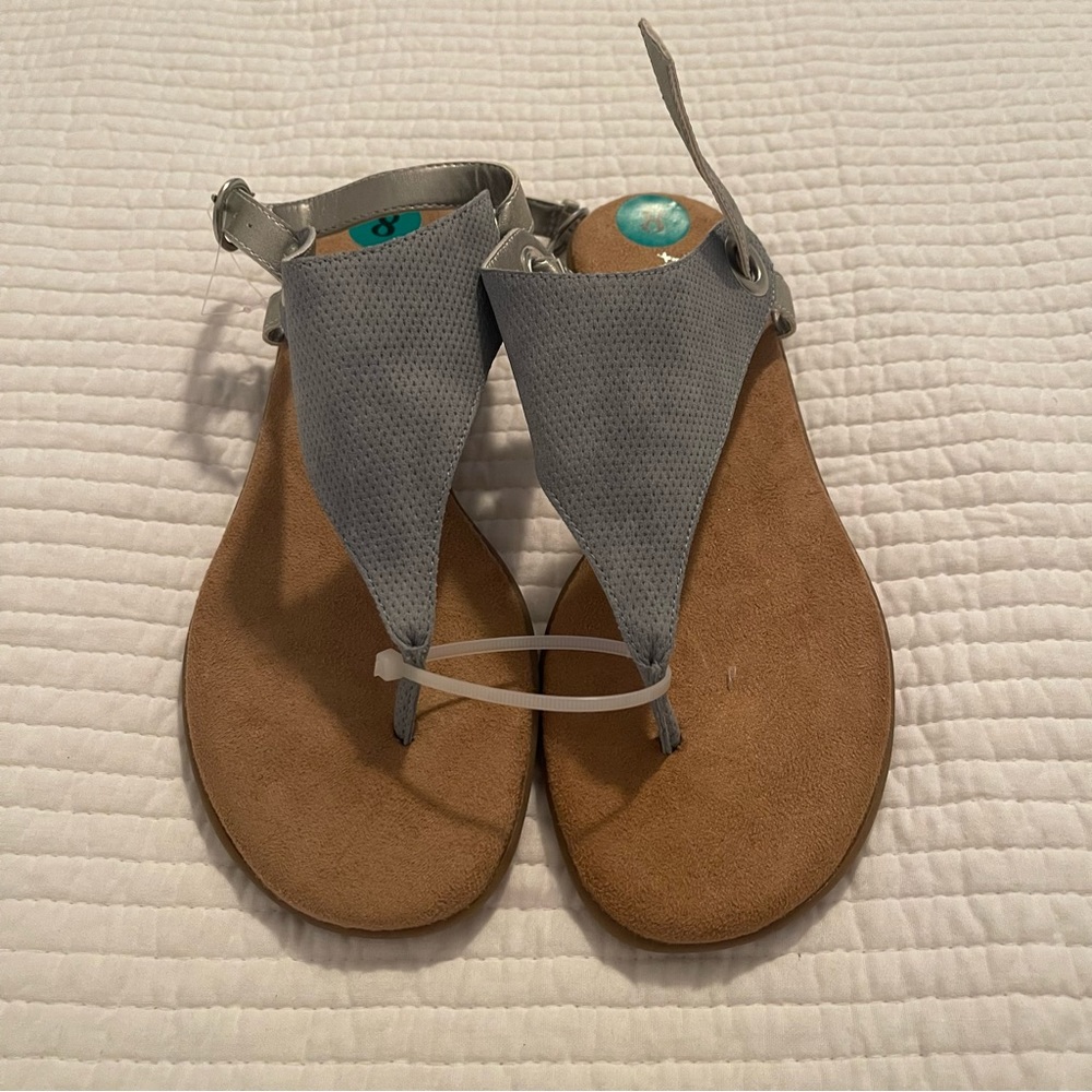 Aerosoles Light Blue Suede Sandals Sz8 NWT